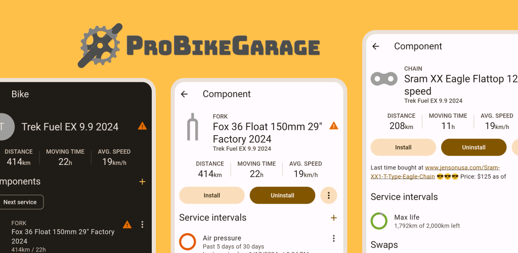 ProBikeGarage features preview